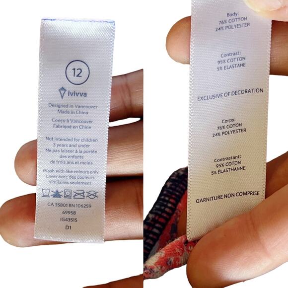 IVIVVA Trippy Solar Pigment Blue Pink Zip Up Hoodie Long Sleeve Thumbhole 12 EUC - Picture 3 of 7